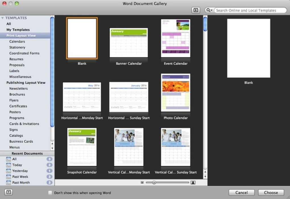 Word 2011 Mac Templates Download